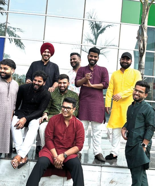 Festive day at dau