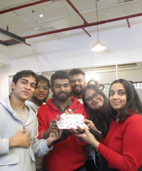 Birthday at the studio