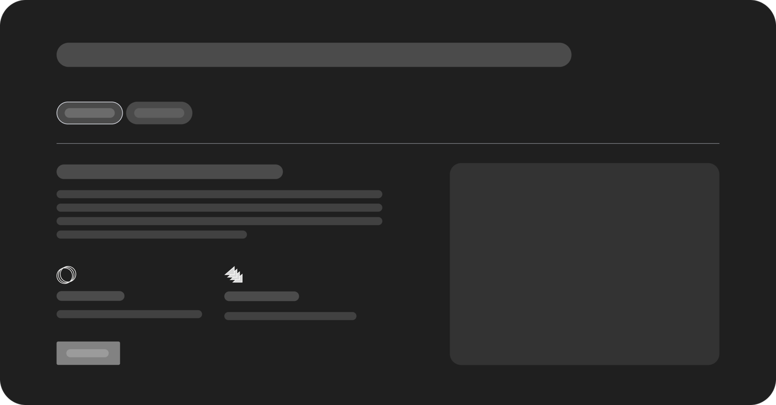Homepage wireframe